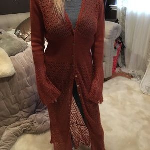 Gorgeous Relais knit sweater full length Small